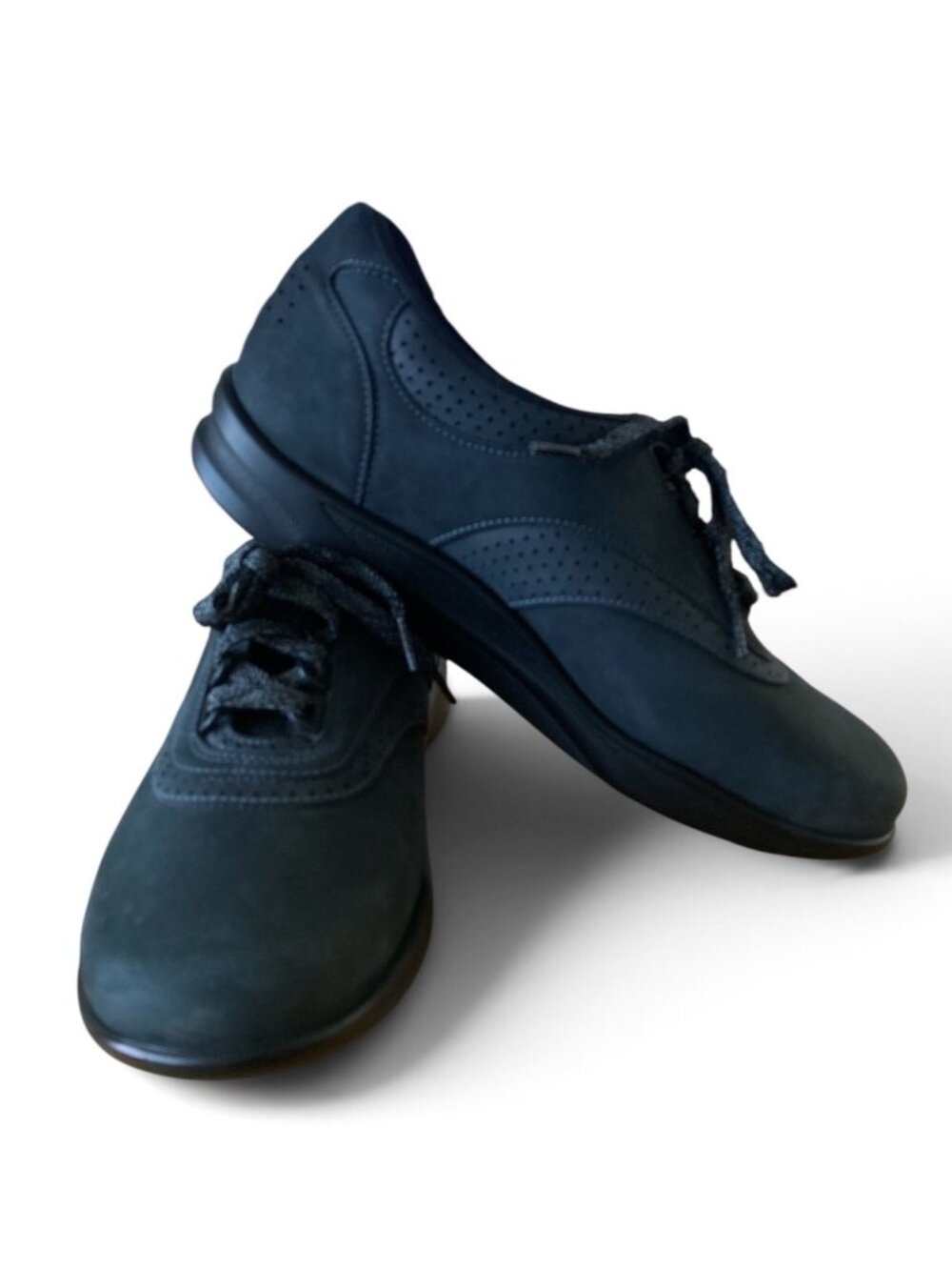 SAS Women’s Walk Easy Walking Shoes 11W Nubuck Leather Blueberry NEW No Box